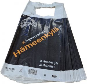Kierrätysmuovista valmistetut tuotteet