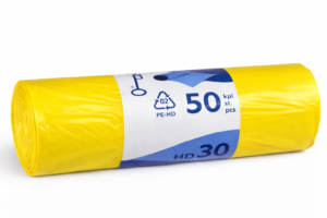 Garbage bag - 30 L - 500 x 700 mm yellow