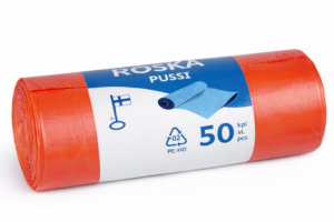 Garbage bag - 30 L - 500 x 700 mm - red